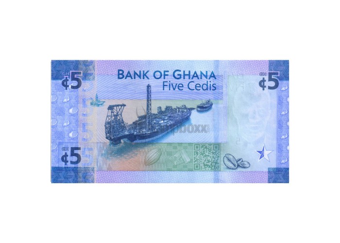 GHANA 5 CEDIS 2017 P-44 UNC